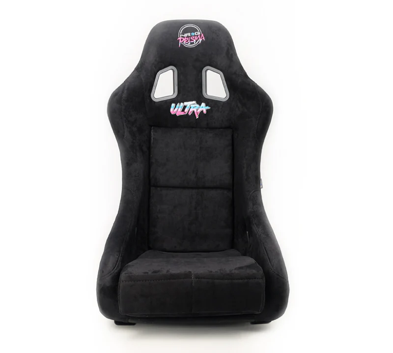 NRG FRP Bucket Seat ULTRA Edition - Medium (Black Alcantara/Gold Glitter Back) - Image 5