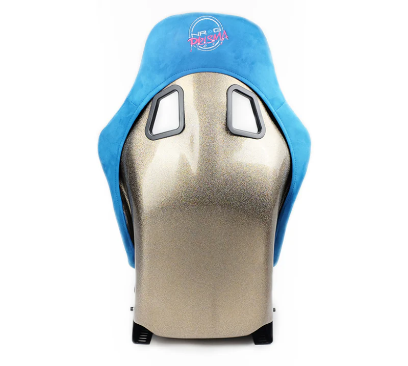 NRG FRP Bucket Seat ULTRA Edition - Medium (Blue Alcantara/Pearlized Back) - Image 9