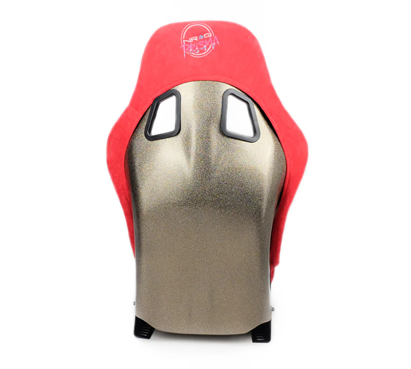 NRG FRP Bucket Seat ULTRA Edition - Medium (Red Alcantara/Pearlized Back) - Image 2