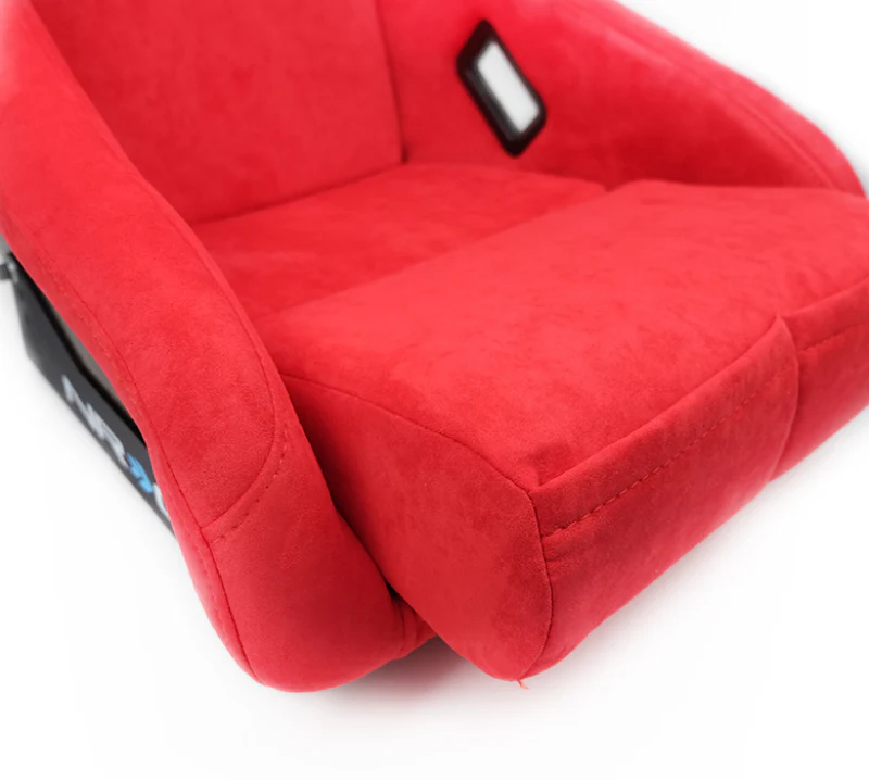 NRG FRP Bucket Seat ULTRA Edition - Medium (Red Alcantara/Pearlized Back) - Image 4
