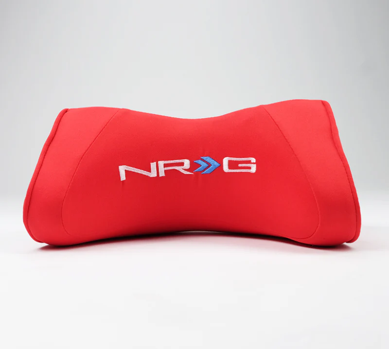 NRG Memory Foam Neck Pillow For Any Seats- Red - Image 3