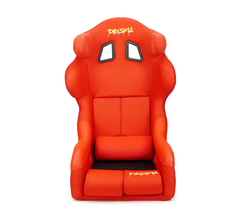 NRG PRISMA FIA HALO Competition Seat with Competition Fabric FIA Homologated - Red - Image 2