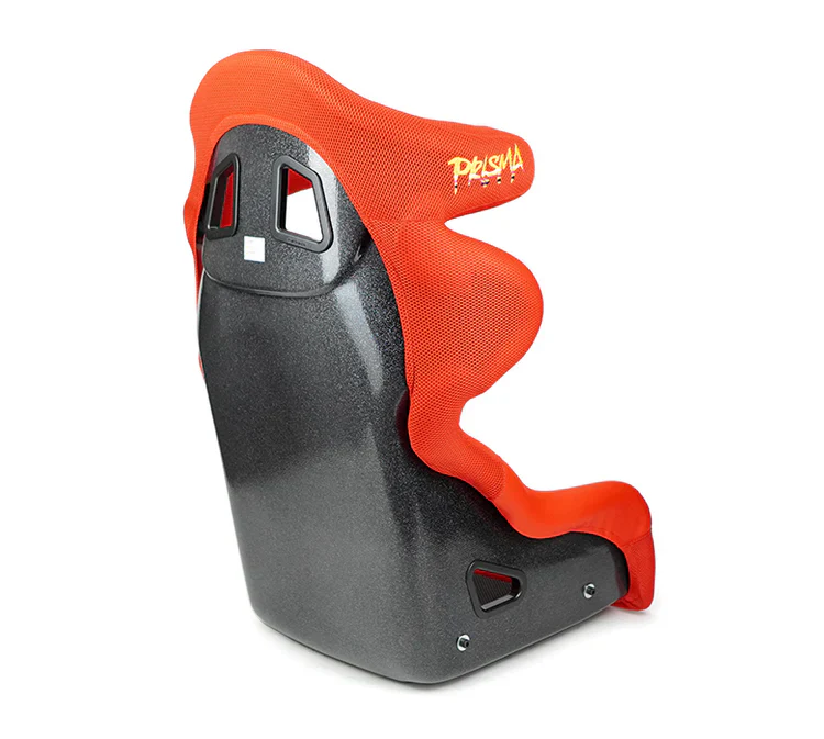 NRG PRISMA FIA HALO Competition Seat with Competition Fabric FIA Homologated - Red - Image 4