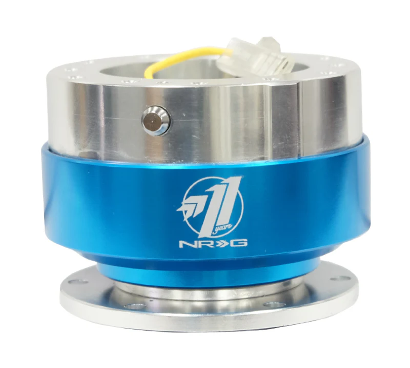 NRG Quick Release - Black Body/ Blue Chrome Ring - Image 2