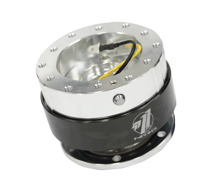 NRG Quick Release Gen 1.5 - Silver Body / Black Chrome Ring - Image 3