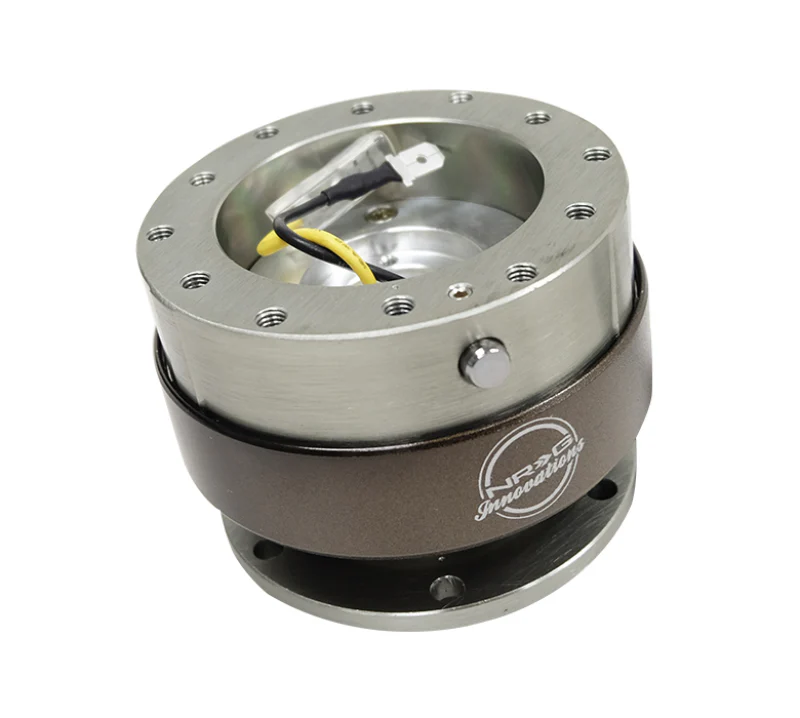 NRG Quick Release Gen 2.0 - Gunmetal Body / Titanium Chrome Ring - Image 2
