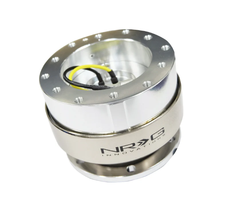 NRG Quick Release Gen 2.0 - Silver Shiny Body / Brushed Silver Ring - Image 2