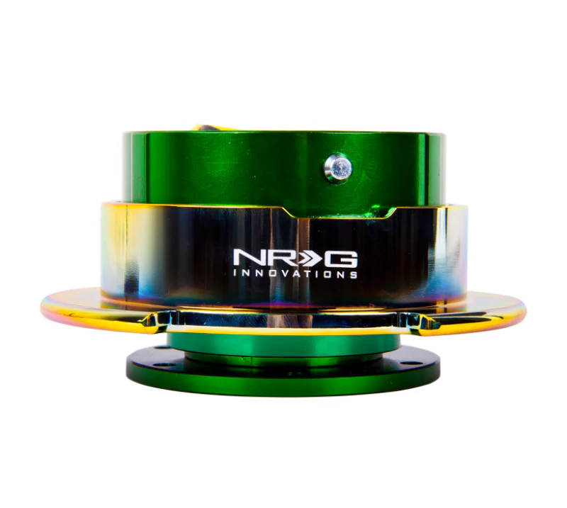 NRG Quick Release Gen 2.5 - Green Body / Neochrome Ring - Image 2