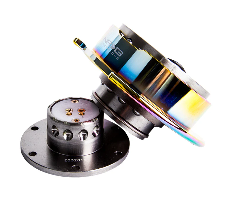 NRG Quick Release Gen 2.5 - Gunmetal Body / Neochrome Ring - Image 3
