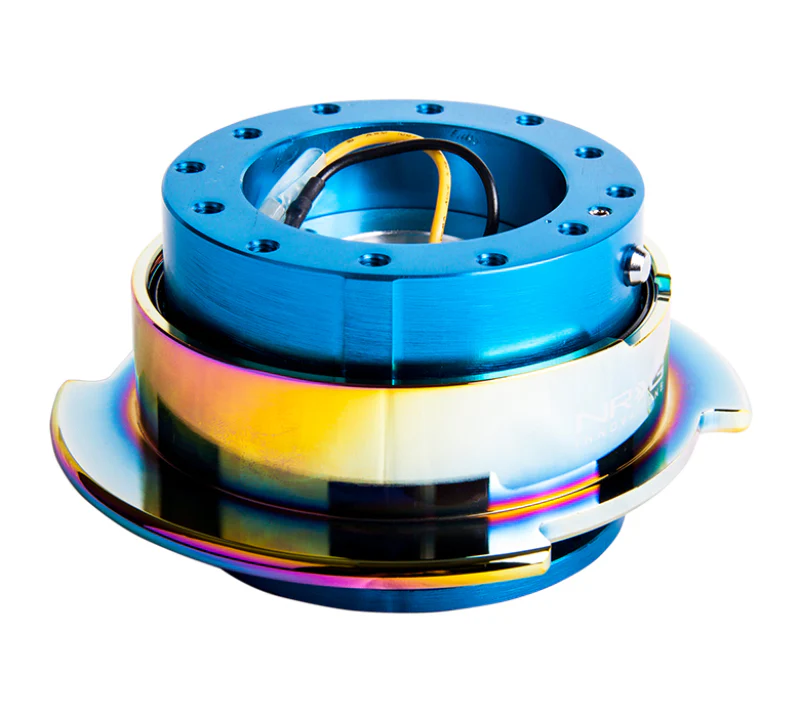 NRG Quick Release Gen 2.5 - New Blue Body / Neochrome Ring - Image 2