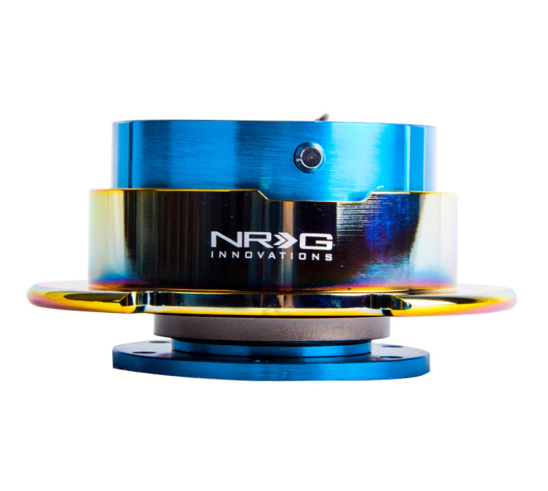 NRG Quick Release Gen 2.5 - New Blue Body / Neochrome Ring - Image 3