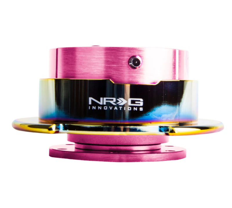 NRG Quick Release Gen 2.5 - Pink Body / Neochrome Ring - Image 2