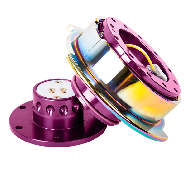 NRG Quick Release Gen 2.5 - Purple Body / Neochrome Ring - Image 2