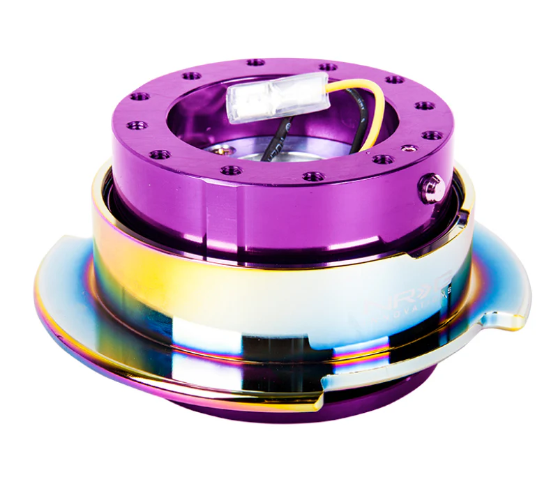 NRG Quick Release Gen 2.5 - Purple Body / Neochrome Ring - Image 3