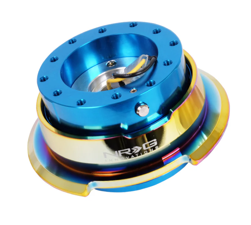 NRG Quick Release Gen 2.8 - Blue Body / Neochrome Ring - Image 2