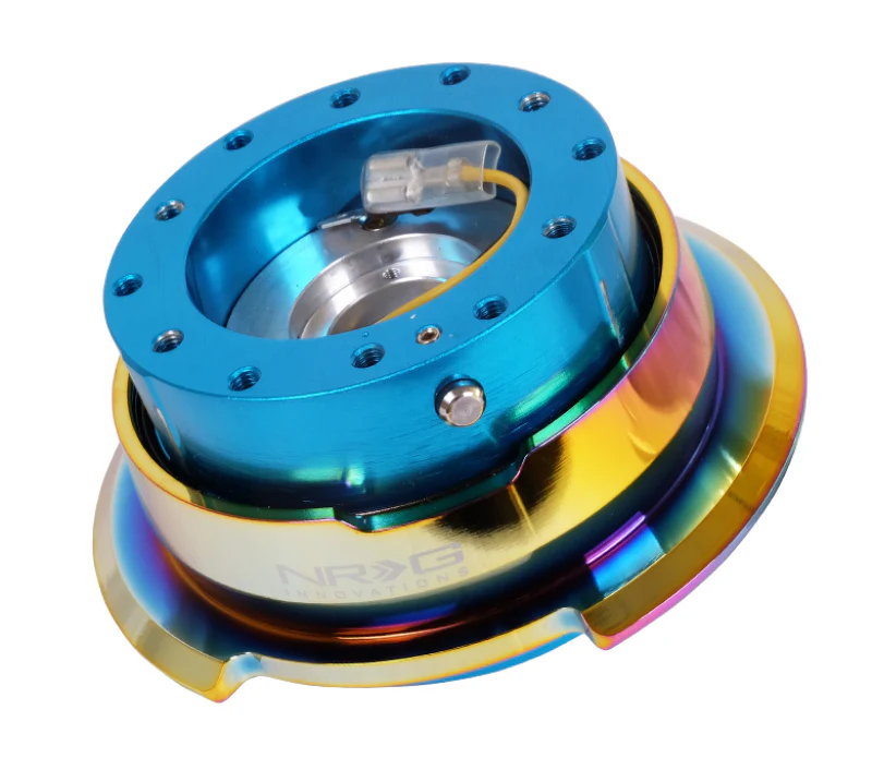 NRG Quick Release Gen 2.8 - New Blue Body / Neochrome Ring - Image 2