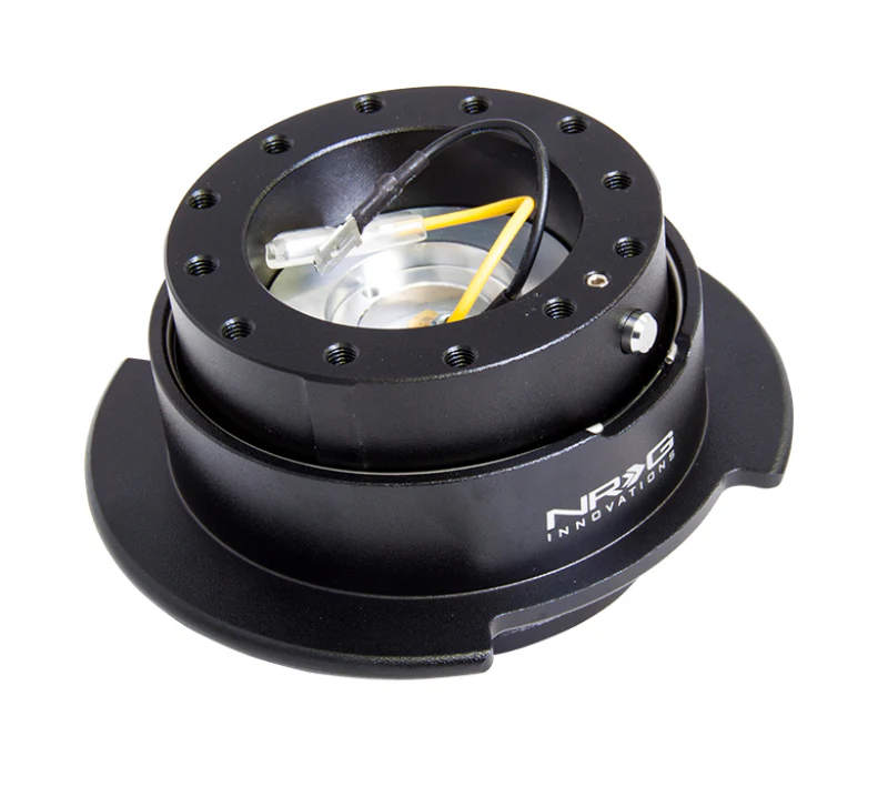 NRG Quick Release Kit Gen 2.5 - Black / Black Ring w/Finger Grooves - Image 5