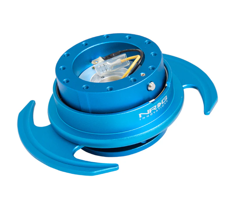 NRG Quick Release Kit Gen 3.0 - Blue Body / Blue Ring w/Handles - Image 2