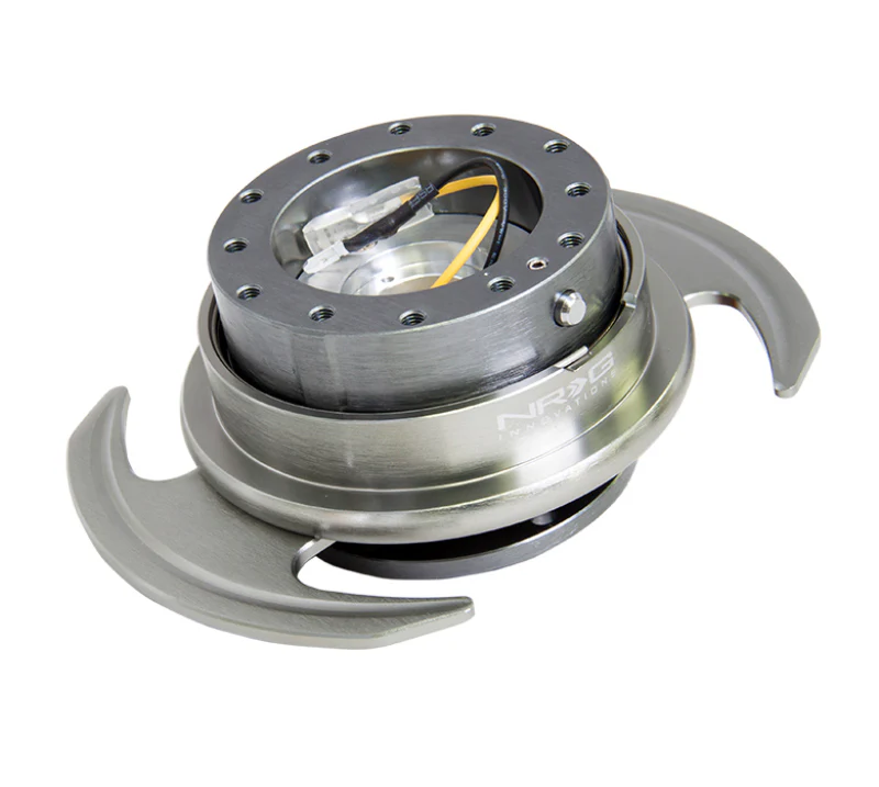 NRG Quick Release Kit Gen 3.0 - Gunmetal Body / Gunmetal Ring w/Handles - Image 2