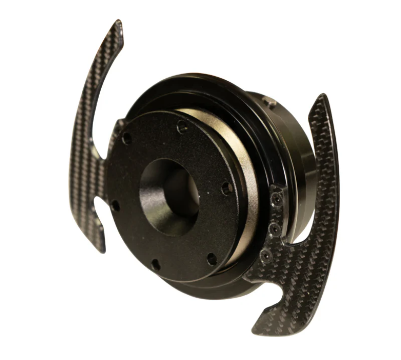 NRG Quick Release Kit Gen 4.0 - Black Body / Black Ring w/ CF Handles - Image 2