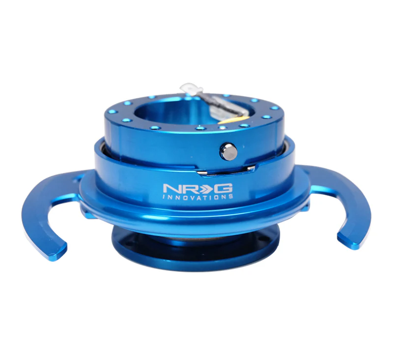 NRG Quick Release Kit Gen 4.0 - Blue Body / Blue Ring w/ Handles - Image 2
