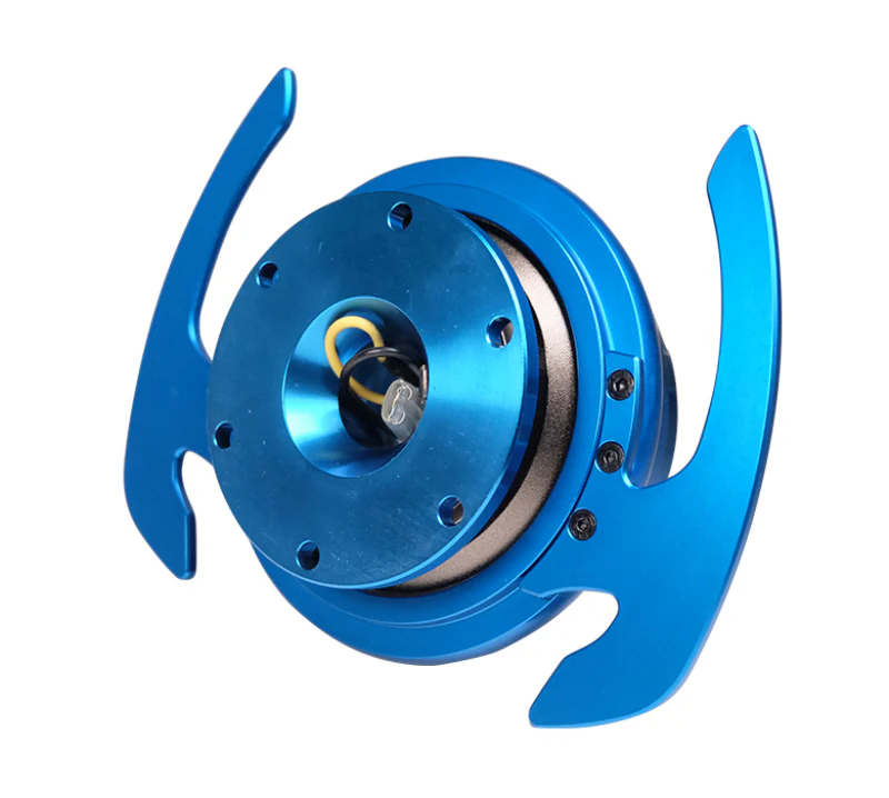 NRG Quick Release Kit Gen 4.0 - Blue Body / Blue Ring w/ Handles - Image 4