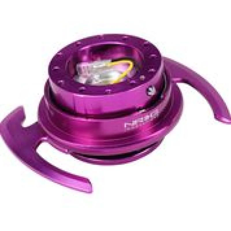 NRG Quick Release Kit Gen 4.0 - Purple Body / Purple Ring w/ Handles - Image 2
