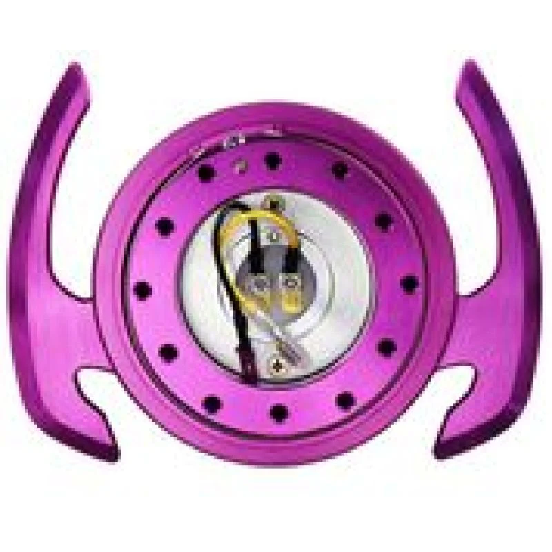NRG Quick Release Kit Gen 4.0 - Purple Body / Purple Ring w/ Handles - Image 3