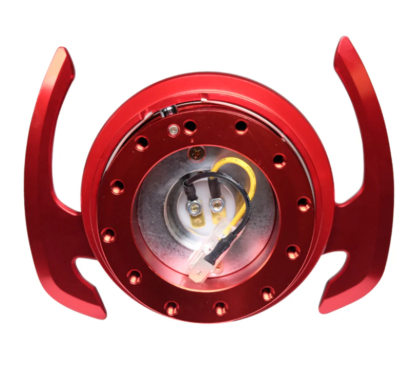 NRG Quick Release Kit Gen 4.0 - Red Body / Red Ring w/ Handles - Image 2