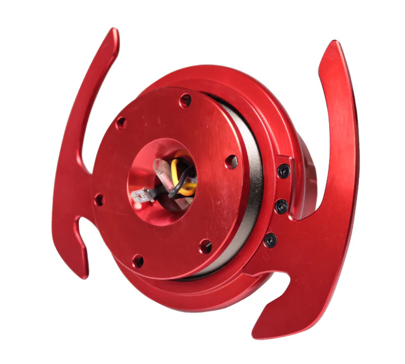 NRG Quick Release Kit Gen 4.0 - Red Body / Red Ring w/ Handles - Image 3