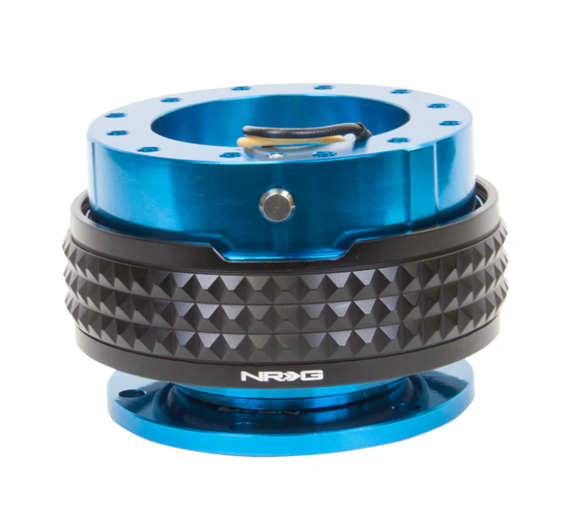 NRG Quick Release Kit - Pyramid Edition - Blue Body / Black Pyramid Ring - Image 2