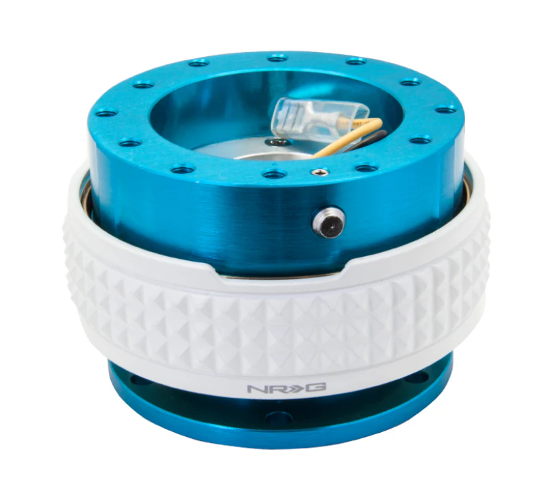 NRG Quick Release Kit - Pyramid Edition - New Blue Body / Glow In The Dark Pyramid Ring - Image 2