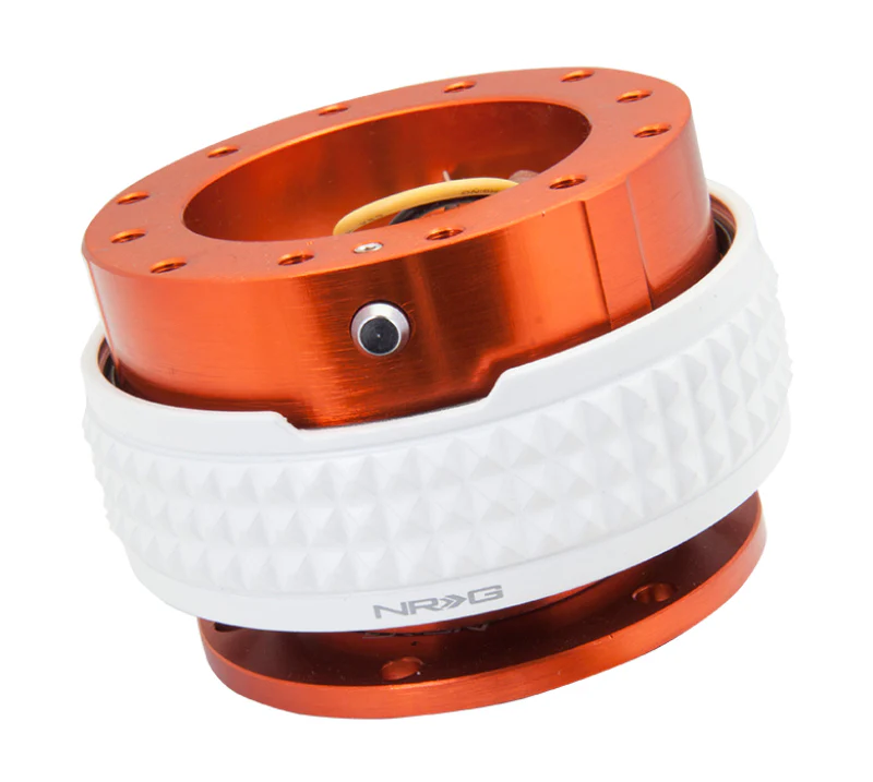 NRG Quick Release Kit - Pyramid Edition - Orange Body / Glow In The Dark Pyramid Ring - Image 2