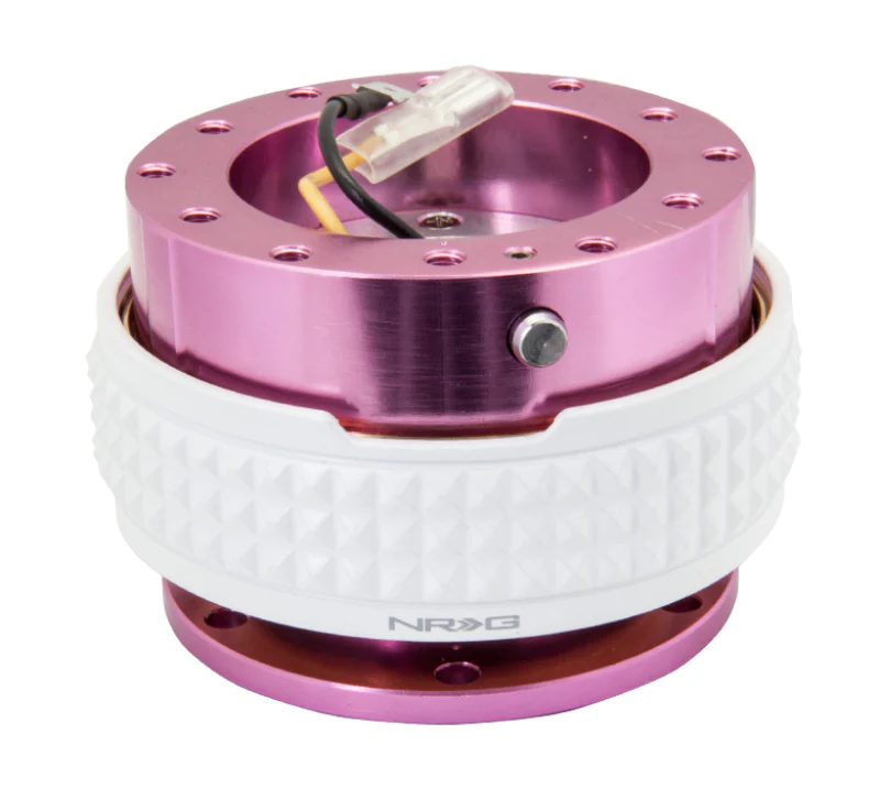 NRG Quick Release Kit - Pyramid Edition - Pink Body / Glow In The Dark Pyramid Ring - Image 2