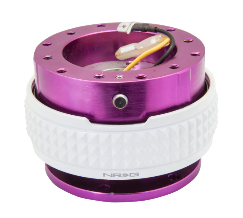 NRG Quick Release Kit - Pyramid Edition - Purple Body / Glow In The Dark Pyramid Ring - Image 2