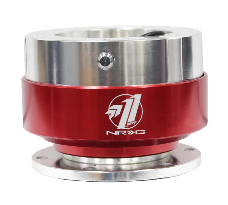 NRG Quick Release - Silver Body/ Red Chrome Ring - Image 4