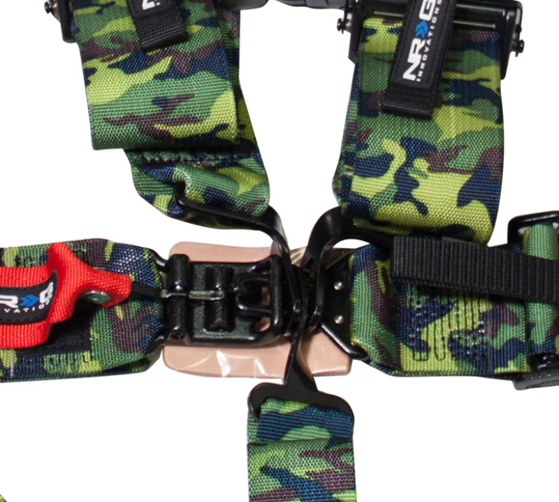 NRG SFI 16.1 5pt 3in. Seat Belt Harness/ Latch Link - Camo - Image 2