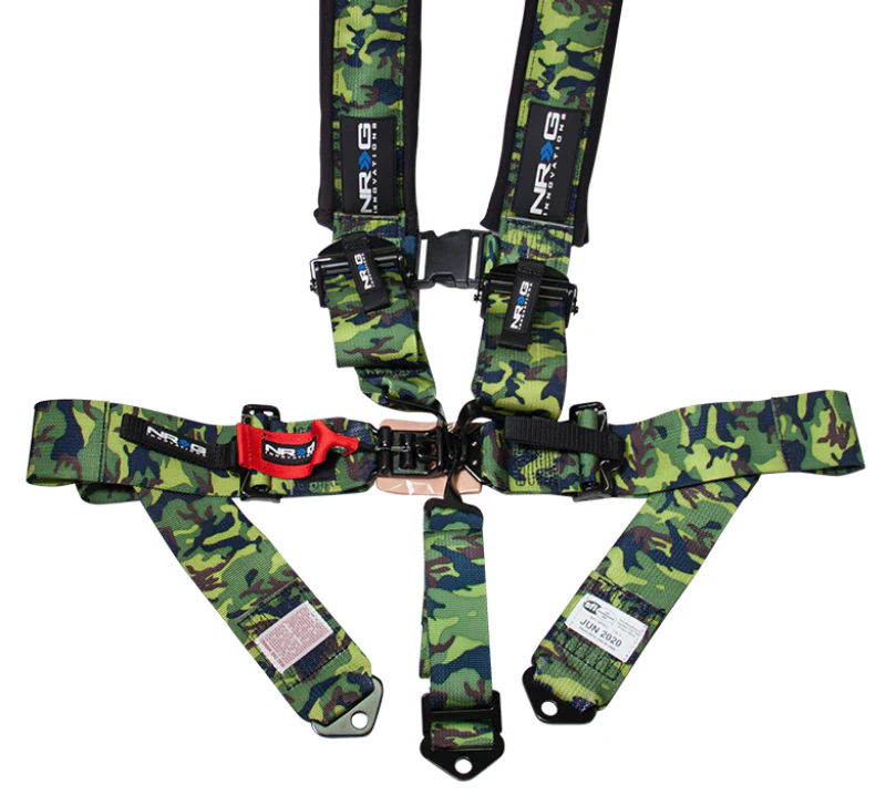NRG SFI 16.1 5pt 3in. Seat Belt Harness/ Latch Link - Camo - Image 3