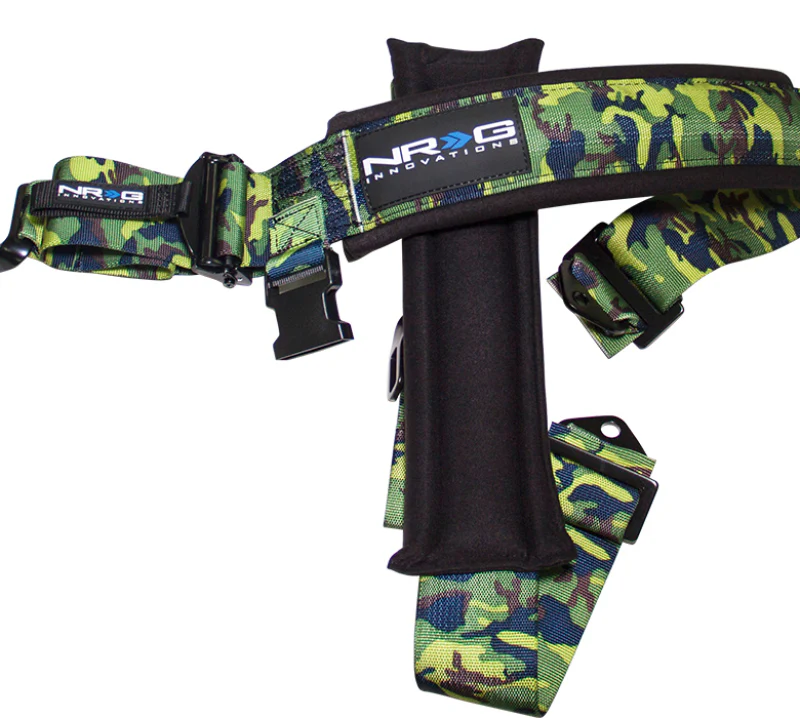NRG SFI 16.1 5pt 3in. Seat Belt Harness/ Latch Link - Camo - Image 4