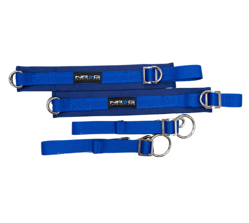NRG SFI 3.3 Arm Restraints One Pair - Blue - Image 2