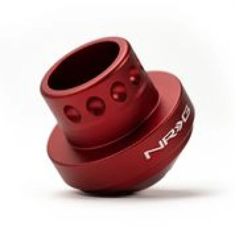 NRG Short Hub Adapter 92-95 Honda Civic / 92-96 Prelude / 90-93 Accord - Matte Red - Image 2