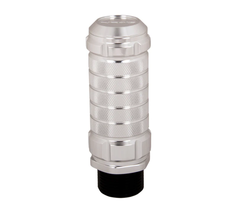 NRG Stealth Adjustable Shift Knob (M10X1.25) Nissan / Mazda / Toyota - Silver - Image 2