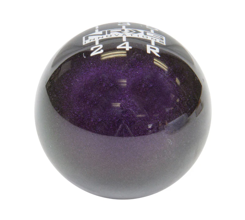 NRG Universal Ball Style Shift Knob - Heavy Weight 480G / 1.1Lbs. - Green/Purple (6 Speed) - Image 2