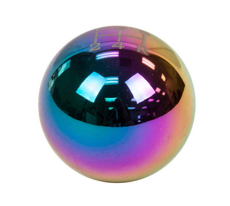 NRG Universal Ball Style Shift Knob - Heavy Weight 480G / 1.1Lbs. - Multi-Color/Neochrome (5 Speed) - Image 2