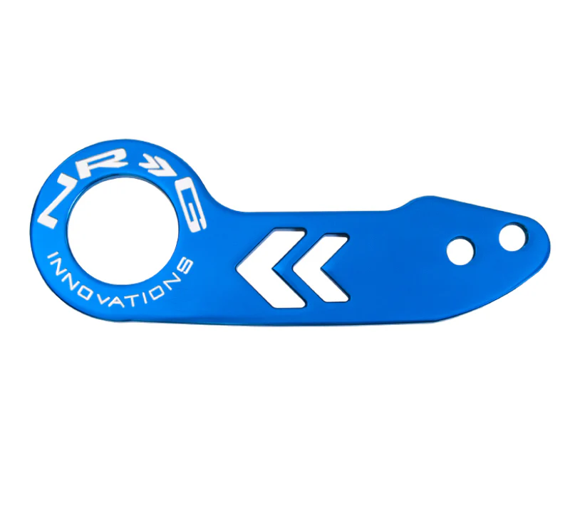 NRG Universal Rear Tow Hook - Anodized Blue - Image 2
