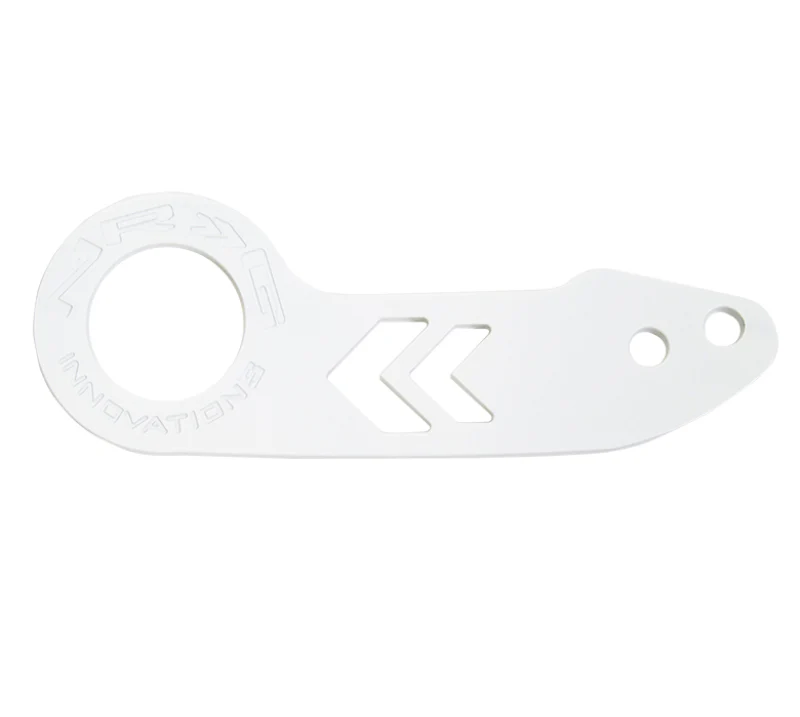 NRG Universal Rear Tow Hook - White Powder Coat - Image 2