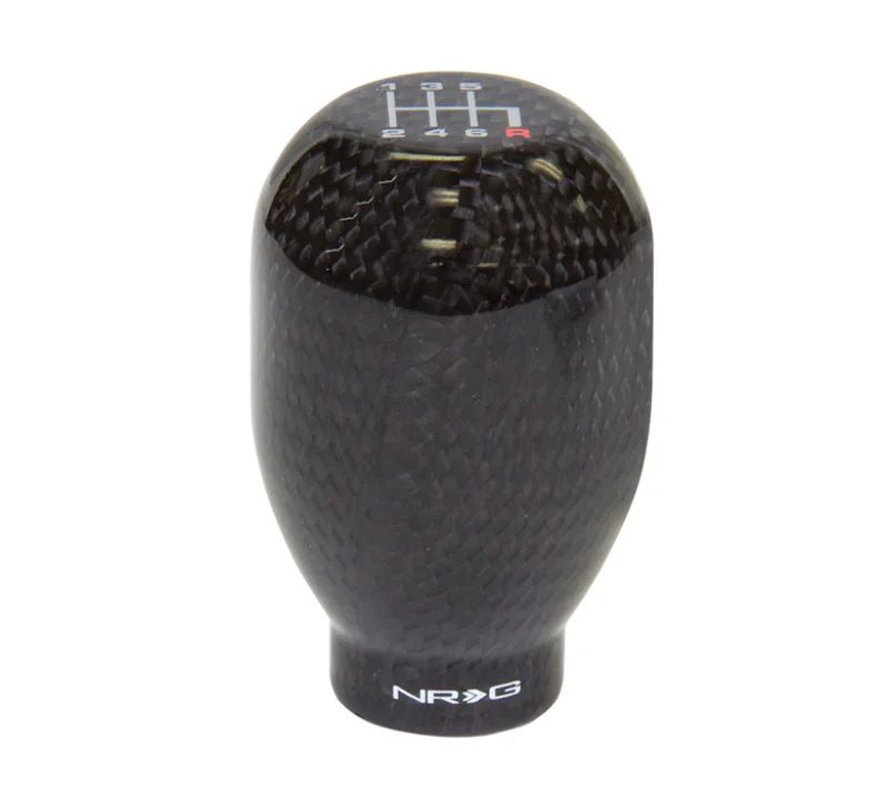 NRG Universal Shift Knob 42mm - Heavy Weight 480G / 1.1Lbs. - Black Carbon Fiber (6 Speed) - Image 2