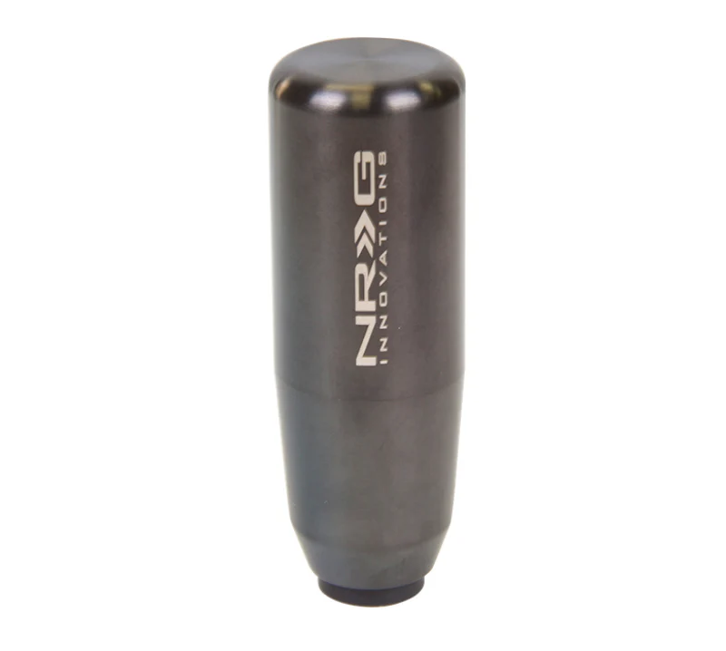 NRG Universal Short Shifter Knob - 3.5in. Length / Heavy Weight .85Lbs - Black Chrome - Image 2