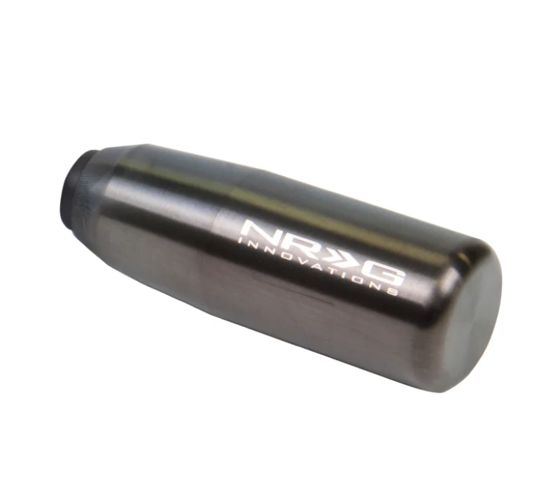 NRG Universal Short Shifter Knob - 3.5in. Length / Heavy Weight .85Lbs - Black Chrome - Image 3