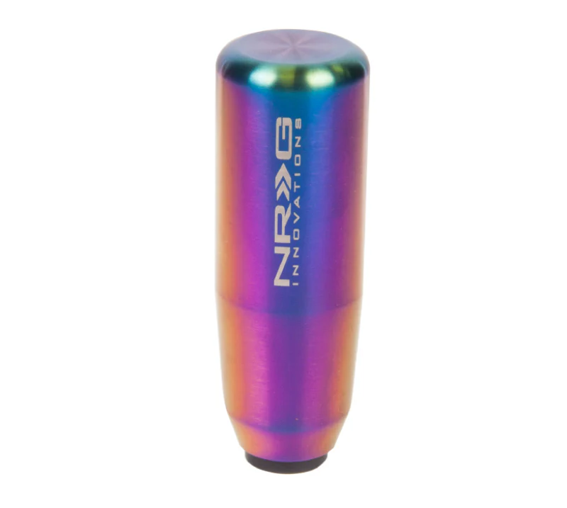 NRG Universal Short Shifter Knob - 3.5in. Length / Heavy Weight .85Lbs. - Multi Color/Neochrome - Image 2